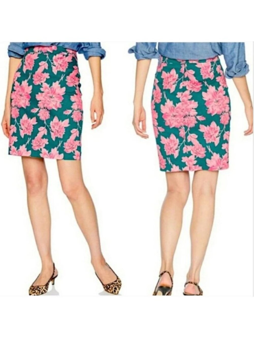 J.Crew Mercantile Pencil Skirt Size 6 Cotton Stretch Lined Style J6166